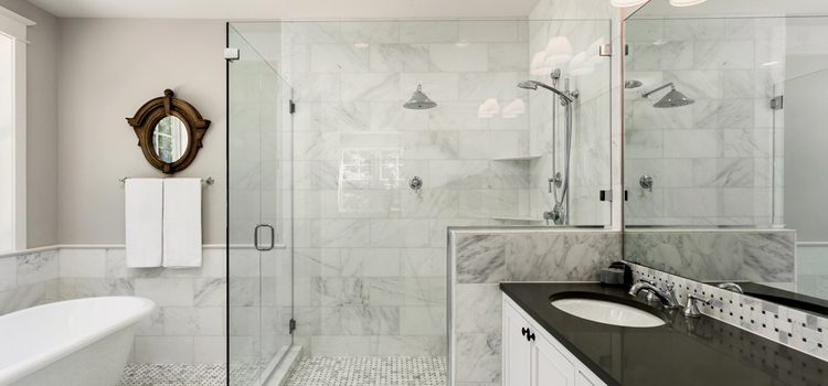 bathroom shower door installation in Rolling Hills Estates