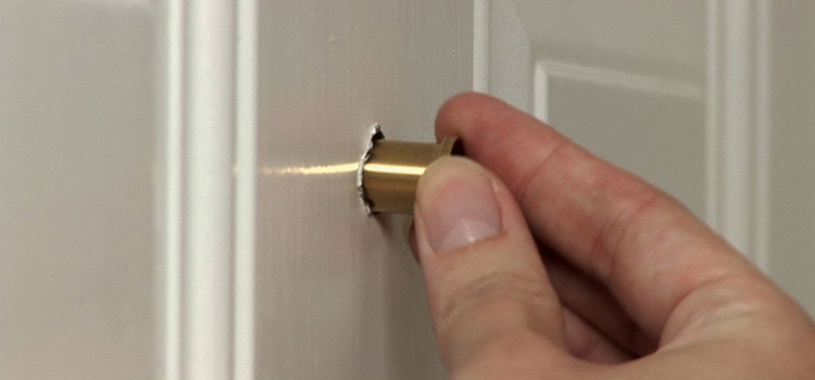 peephole door repair in Rolling Hills Estates